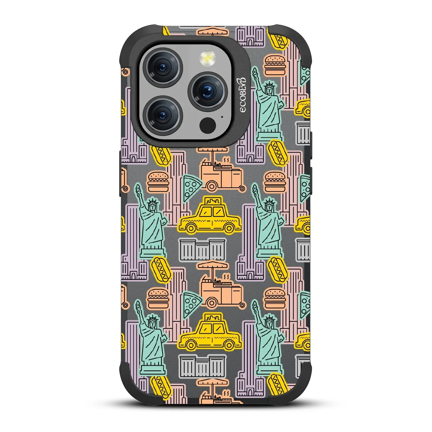 New York Minute - Mojave Collection Case For Apple Iphone 15 Pro - Midnight Black