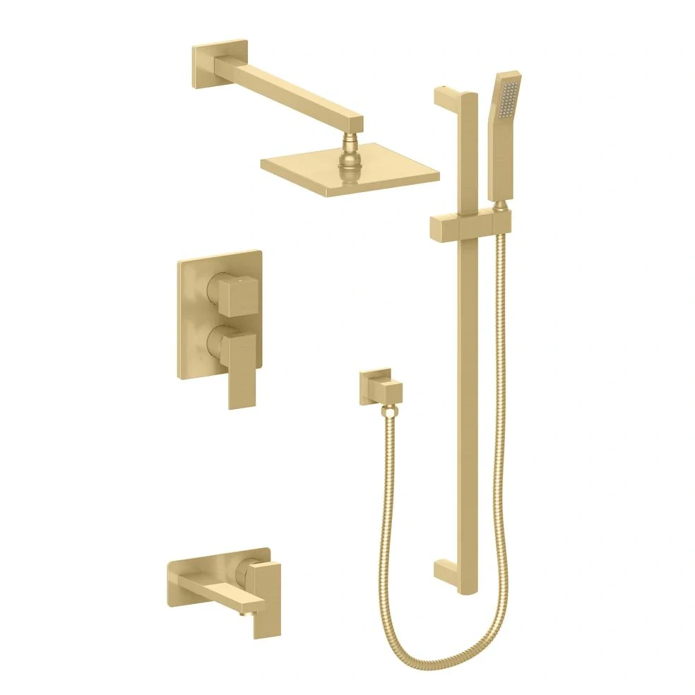 Bliss Rainfall Shower System In Champagne Bronze (bls-shs-cb)