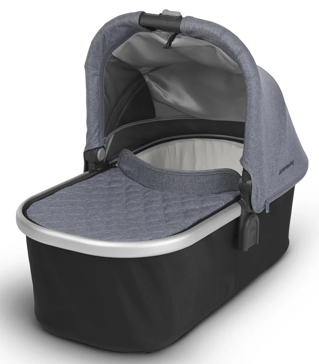 Uppababy Open Box 2018 / 2019 Bassinet - Gregory (blue Melange/silver)