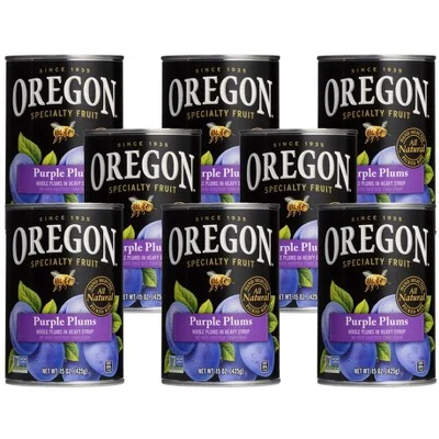 Oregon Purple Plums - Case Of 8/15 Oz