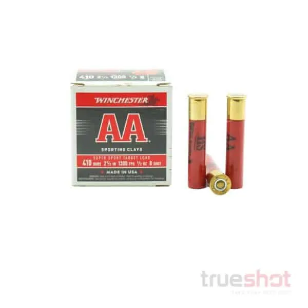 Winchester Aa Sporting Clays .410 Bore #8 Shot 2.5" 1/2 Oz. 1300 Fps Shotgun Shells