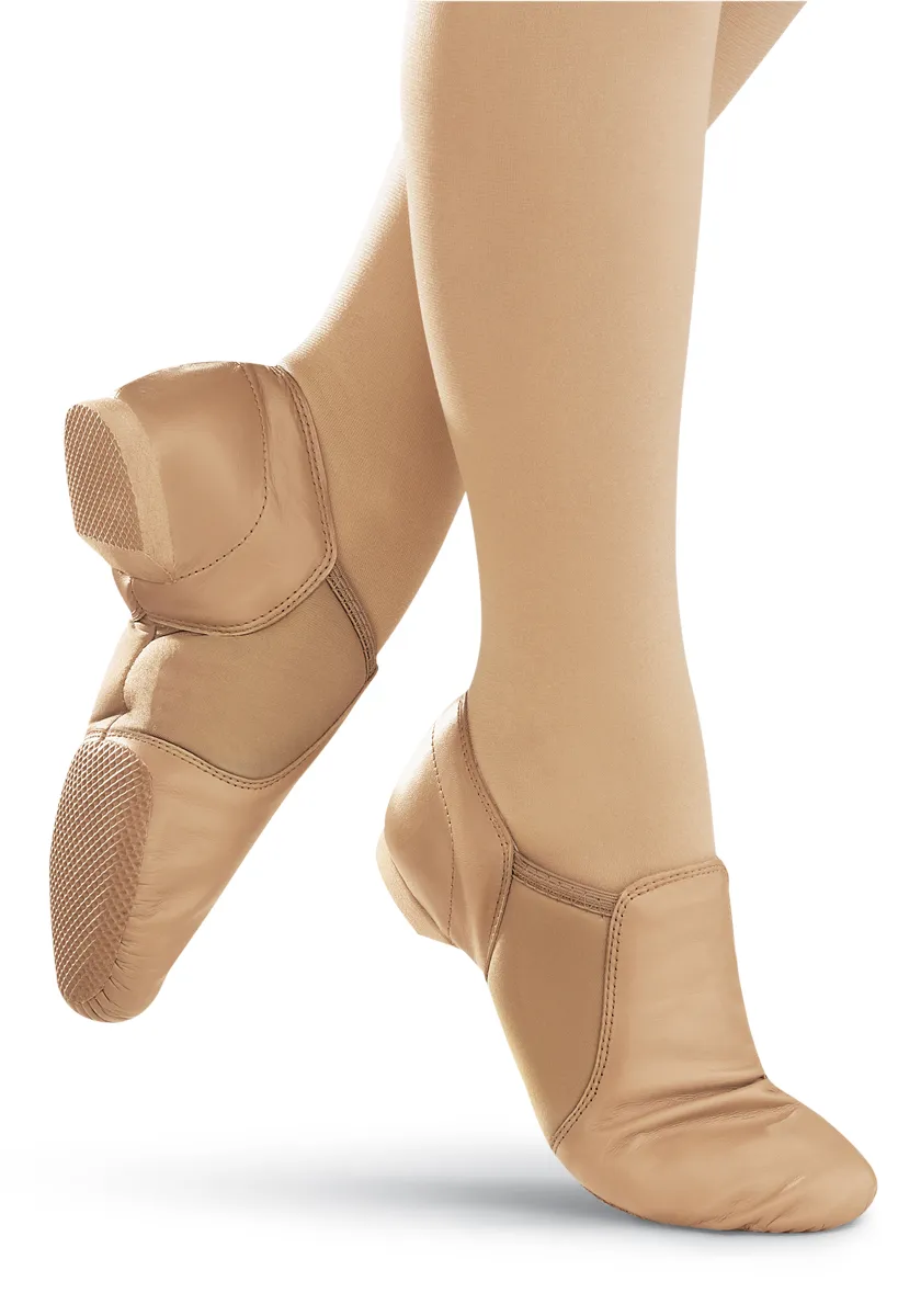 Slip-on Leather Split-sole Jazz Shoe