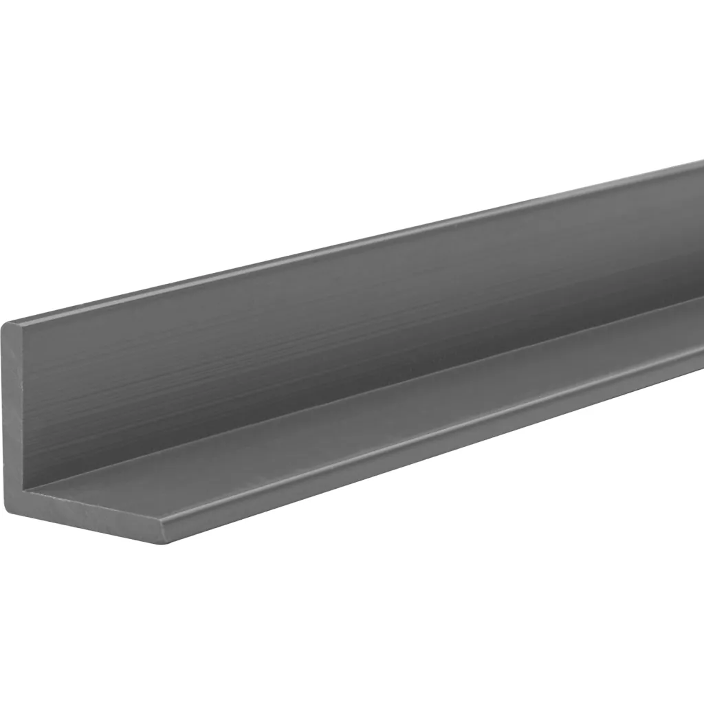 Usa Sealing Pvc 90 Degree Angle 72"l X 1/2"w, Gray