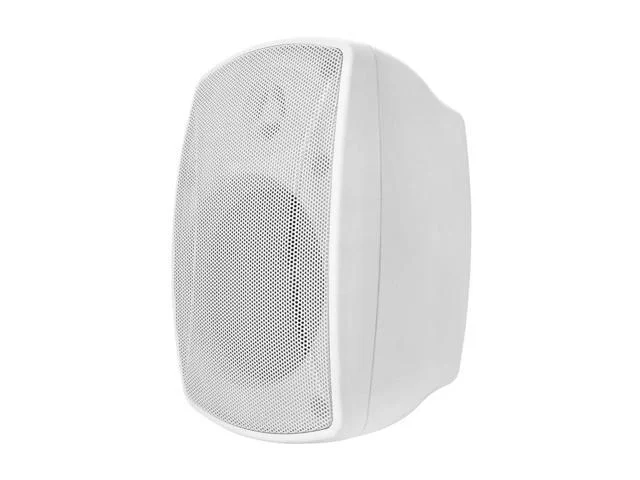 Monoprice Ws-7b-42-w 4in. Weatherproof 2-way 70v Indoor/outdoor Speaker, White (each) For Use In Whole Home Audio Systems, Restaurants, Bars,