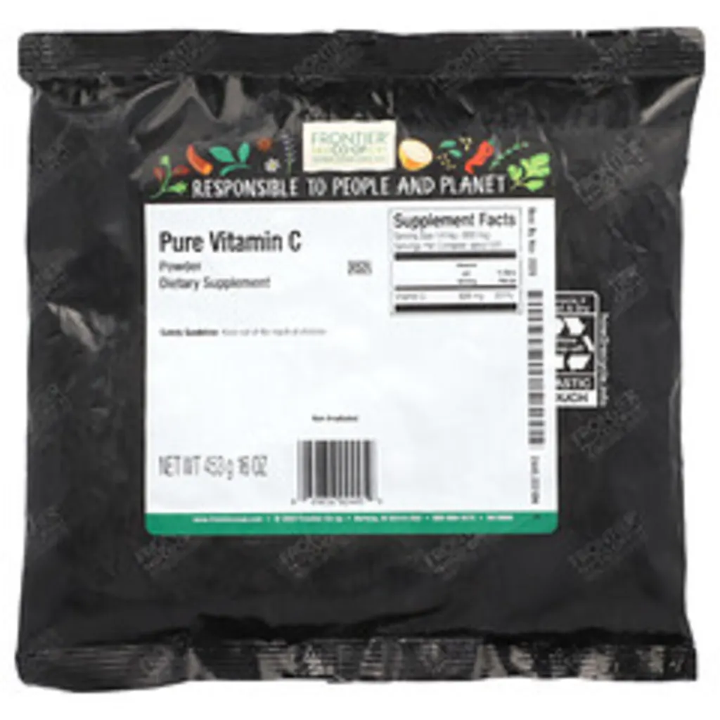 Frontier Co-op Pure Vitamin C Powder 16 Oz