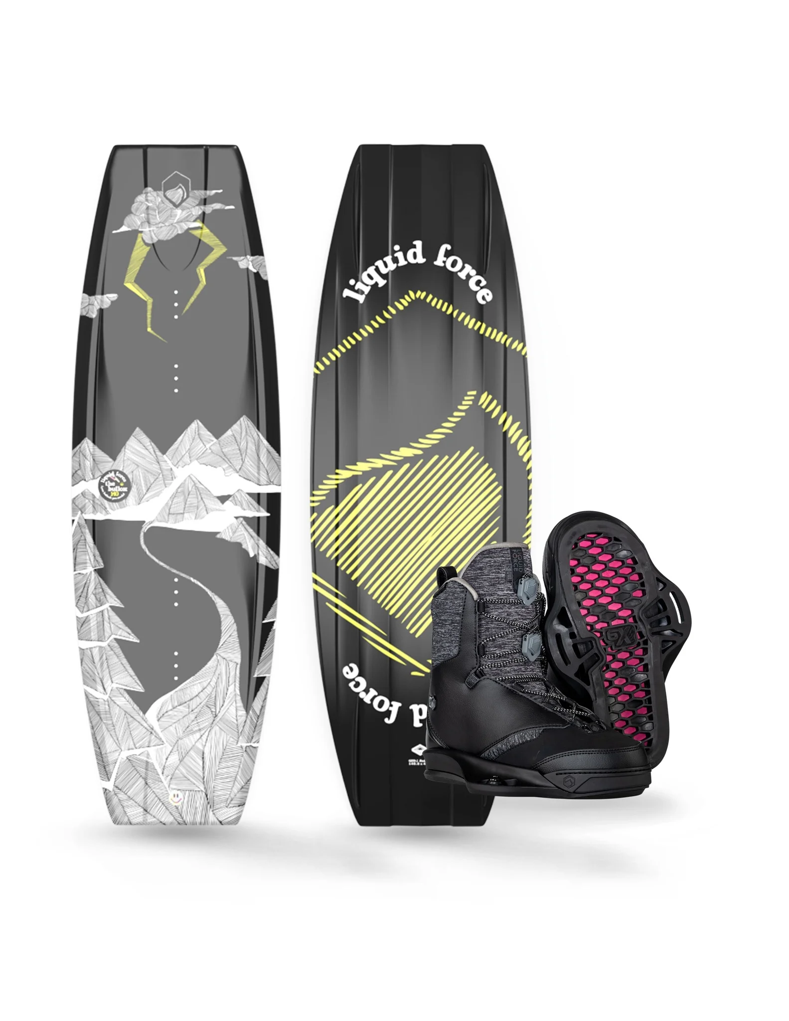Liquid Force 140 Bullox Wakeboard Package - Tao 6x/12-13