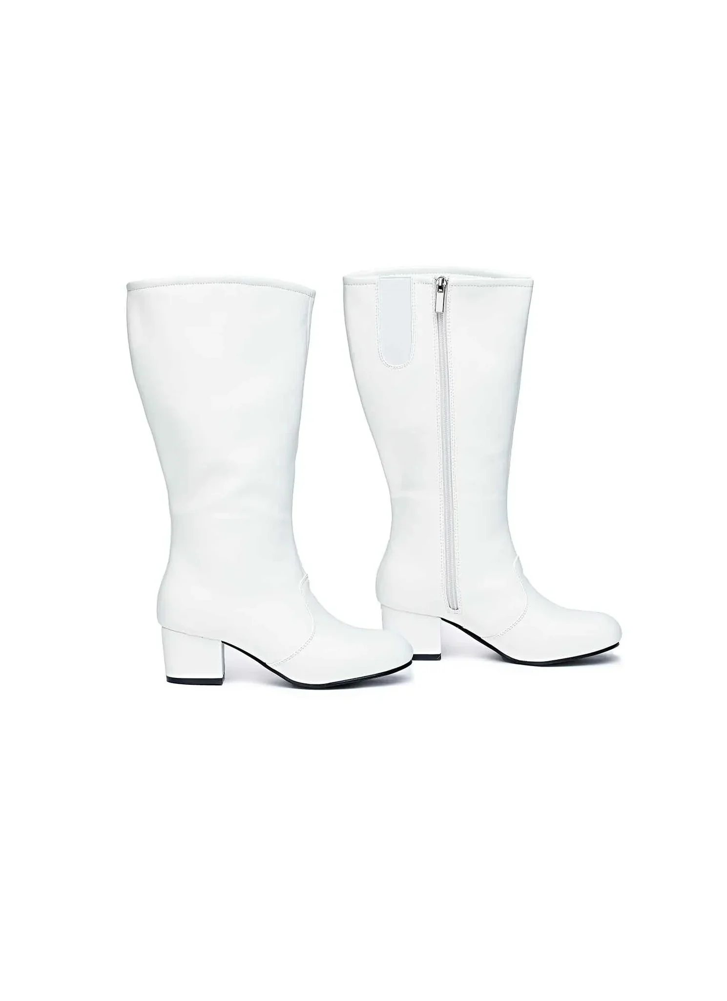 Dolly Knee High Boot 2” Heel Wide Width - Black