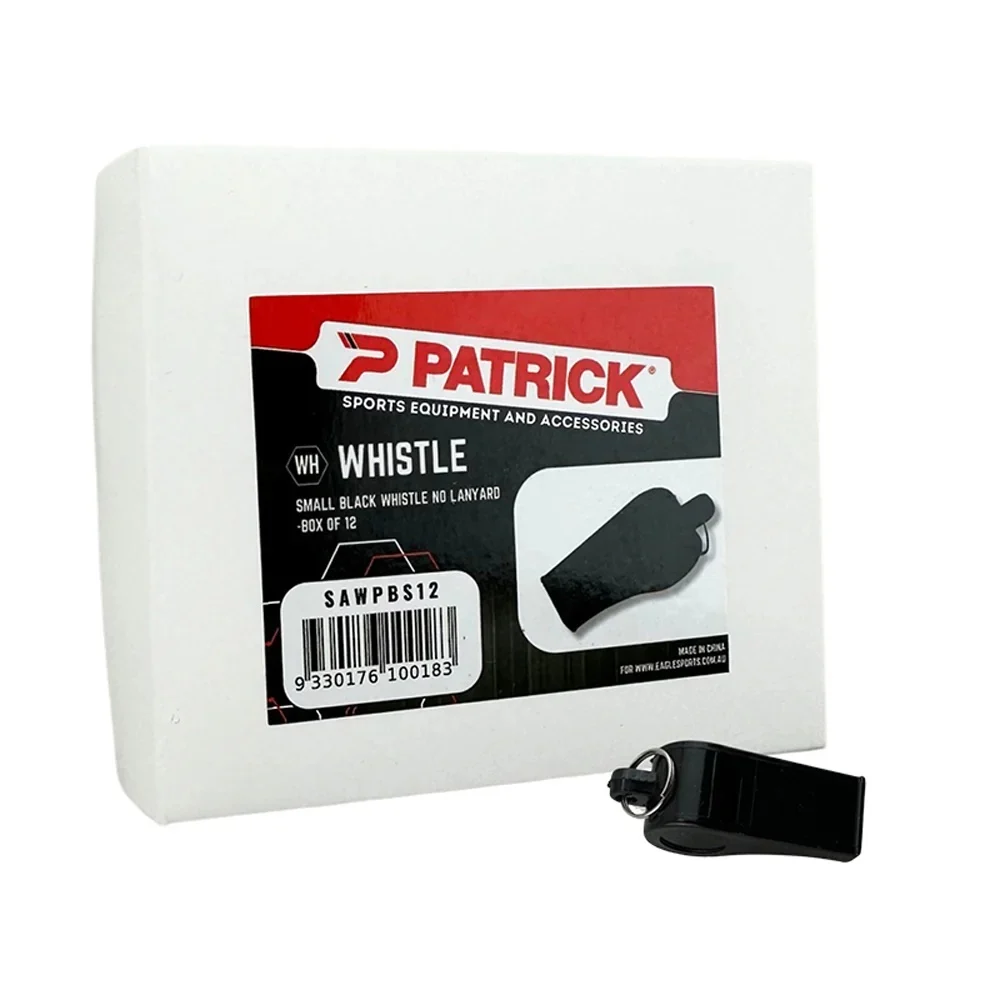 Patrick Small Whistle 12pcs (black)