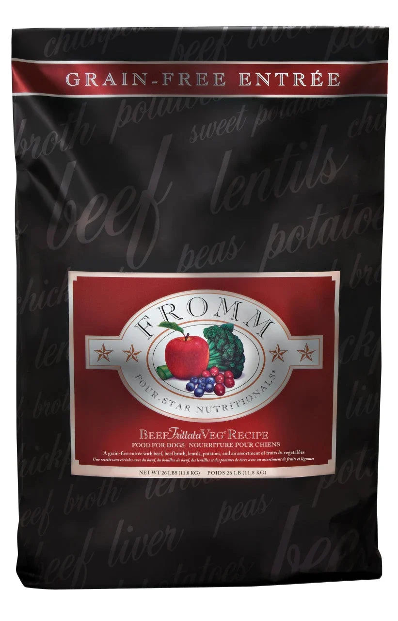 Fromm Four-star Beef Frittata Veg Recipe Dog Food 26 Lb