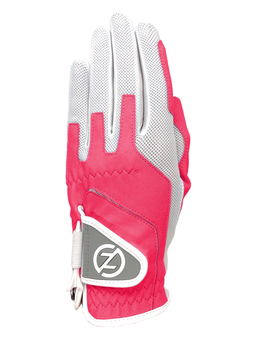 Zero Friction Ladies Compression Golf Glove - Pink/right Hand