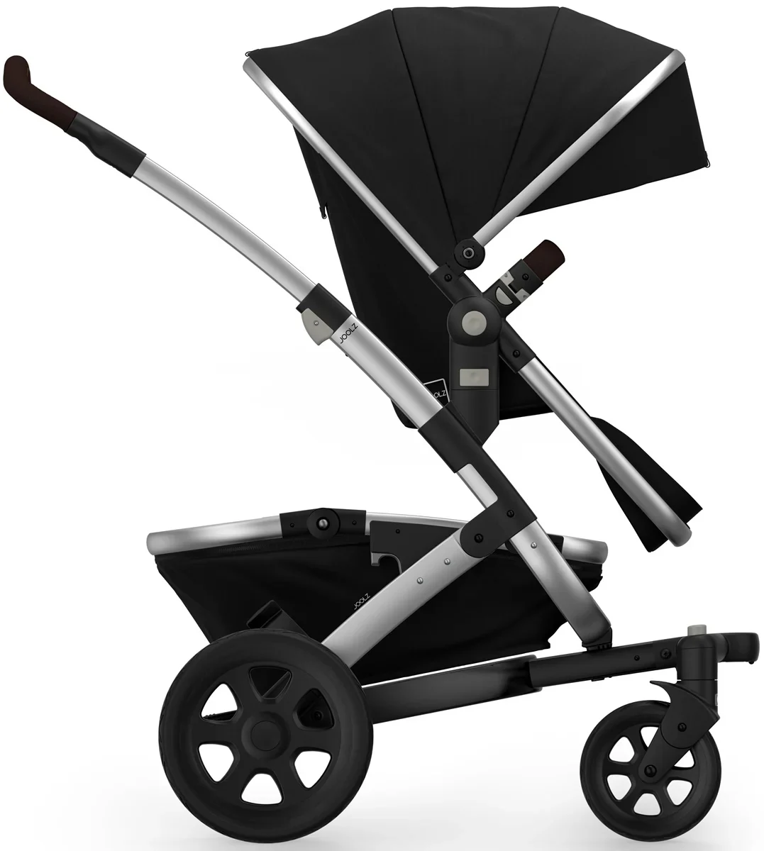 Joolz Geo 2 Tailor Mono Stroller - Silver/black/black/dark Brown Ajour