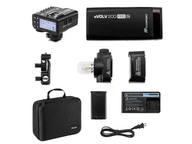 Flashpoint Evolv 200 Pro - Godox Ad200 Pro + R2 Mark Ii Trigger For Canon