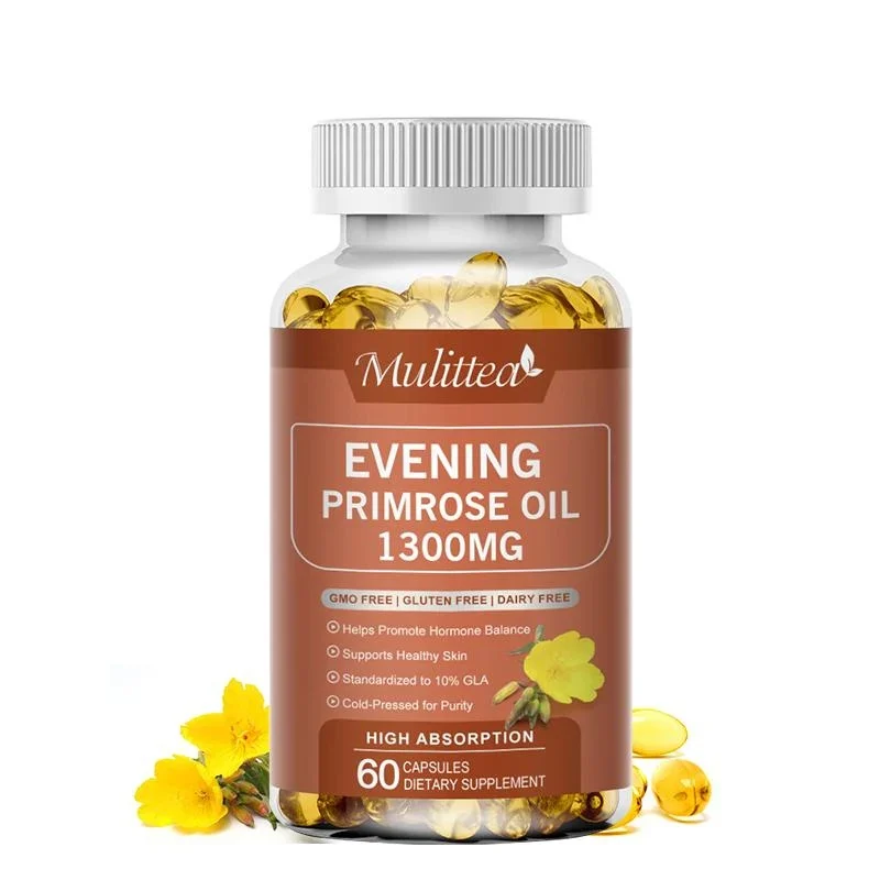 Mulittea Evening Primrose Oil 1300mg Capsules - 60pcs