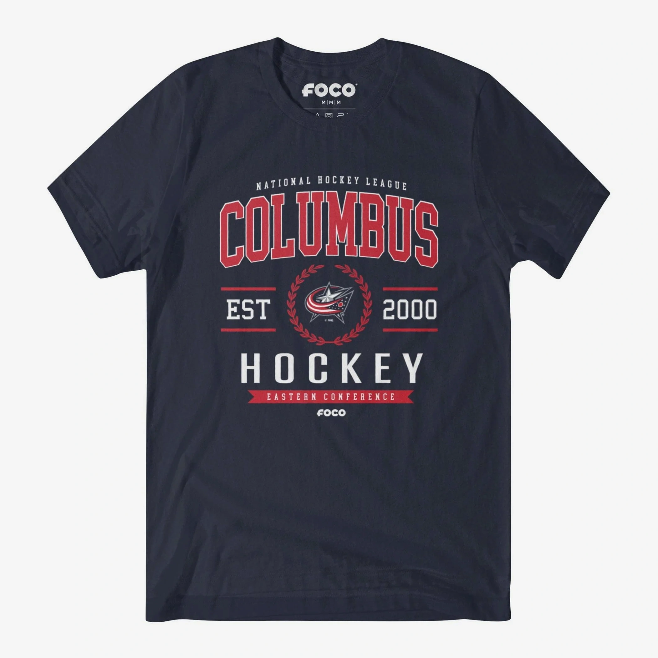 Columbus Blue Jackets Hockey Legacy Crest T-shirt