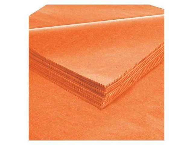 Partners Brand T2030s Tissue Paper, Gift Grade, 20" X 30", Orange, Pk480