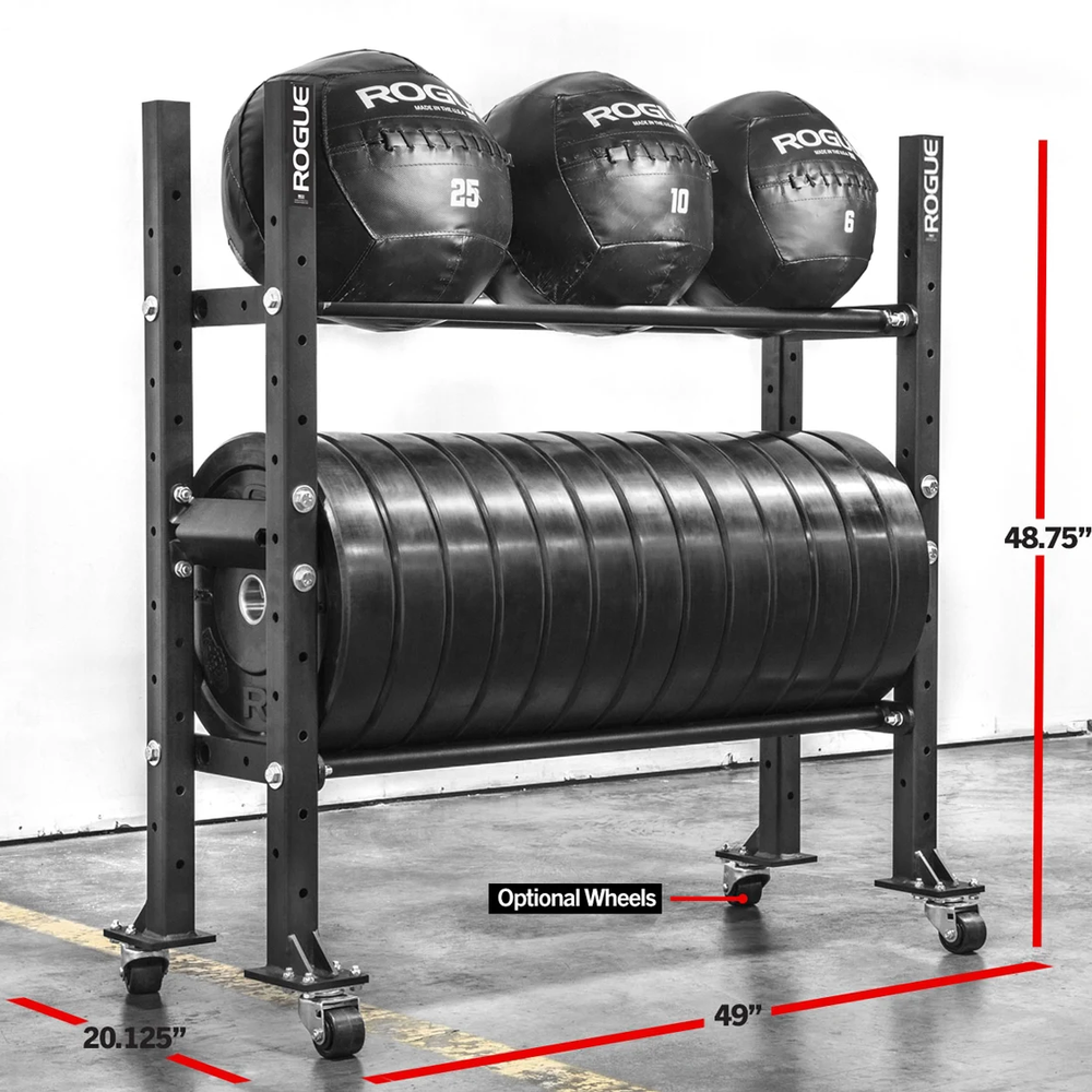 2-tier Mass Storage System - 43" Wide