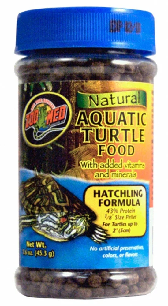 Zoo Med Aquatic Turtle Micro Pellet Hatchling Food 1.6 Oz