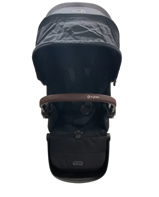 Cybex Gazelle S Seat Unit, Brown Bumper Bar, Moon Black