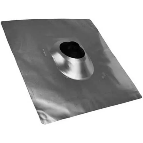Oatey 12852 3"large Base Aluminum No-calk Roof Flashing 18"l X 18"w Base - Pkg Qty 12