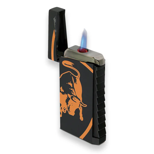 Tonino Lamborghini Toro Rubberized Finish Lighters - Orange