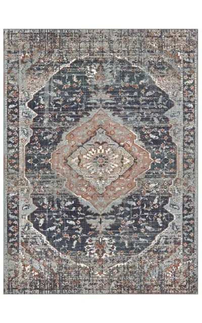Karastan Soiree Solace Indigo Area Rug