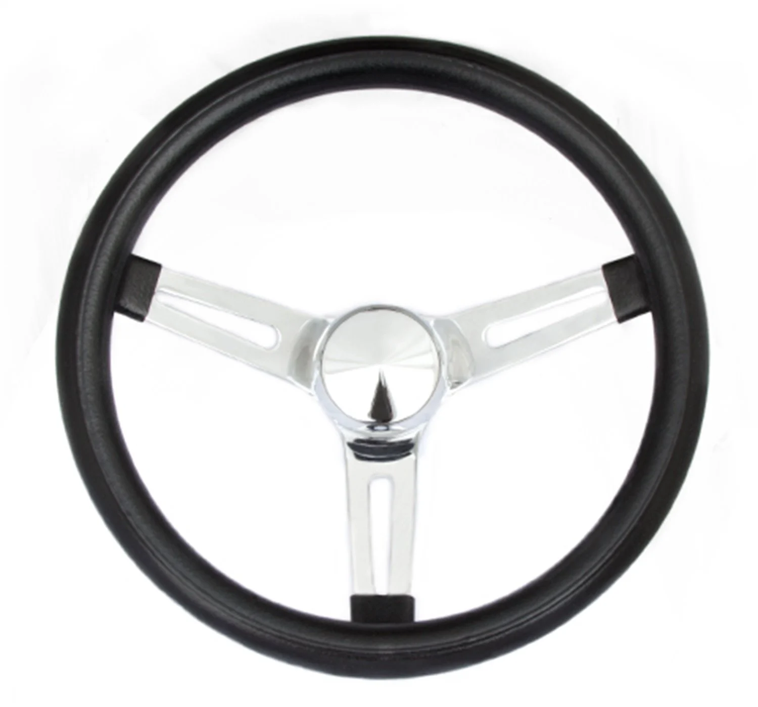 Grant 8546 Classic Series Chrome Slotted Wheel Chrome 3-spoke Design