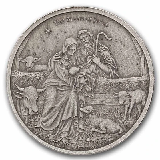 2025 1 Oz Silver Wonders Of Christ: Nativity (coa #7 - Signed)