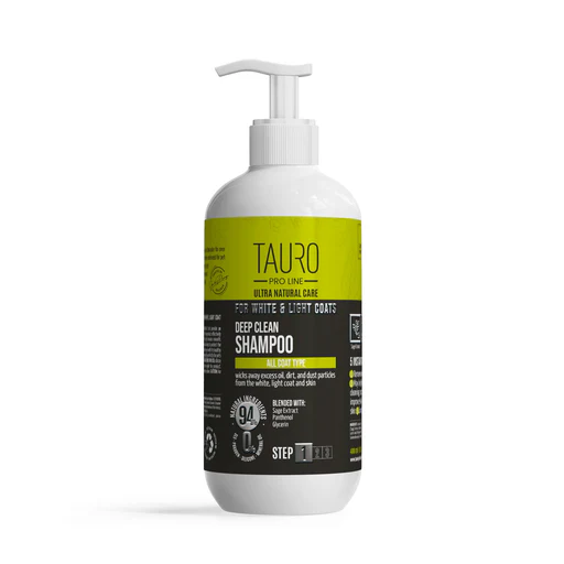 Tauro Pro Line Ultra Natural Care Deep Clean Shampoo For Dogs And Cats With White, Light Coat And Skin - 127.98 Fl Oz