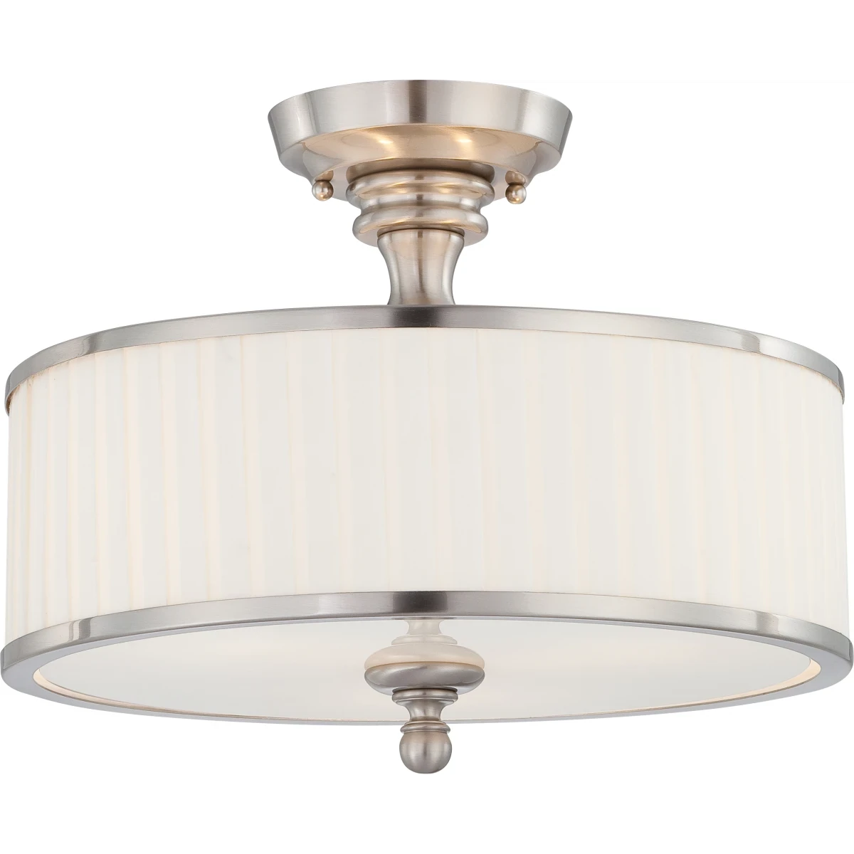 Candice 3 Light 15" Wide Semi-flush Drum Ceiling Fixture