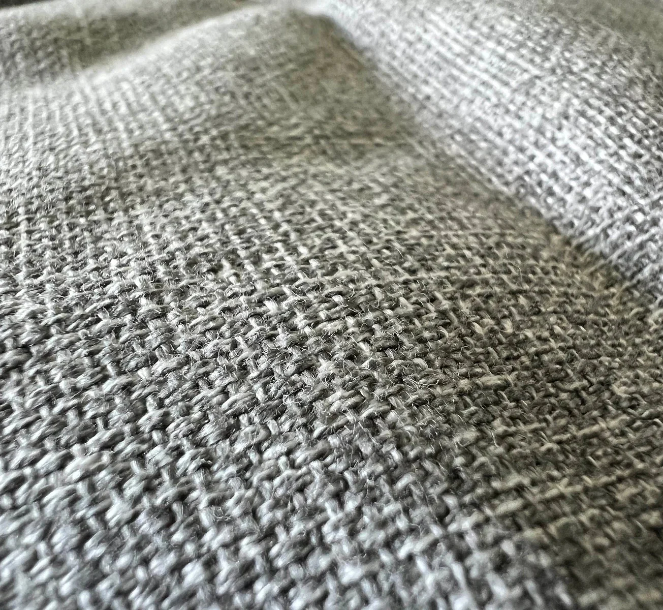 Organic Belgian Linen Sheet Sets - Textured Grey/full