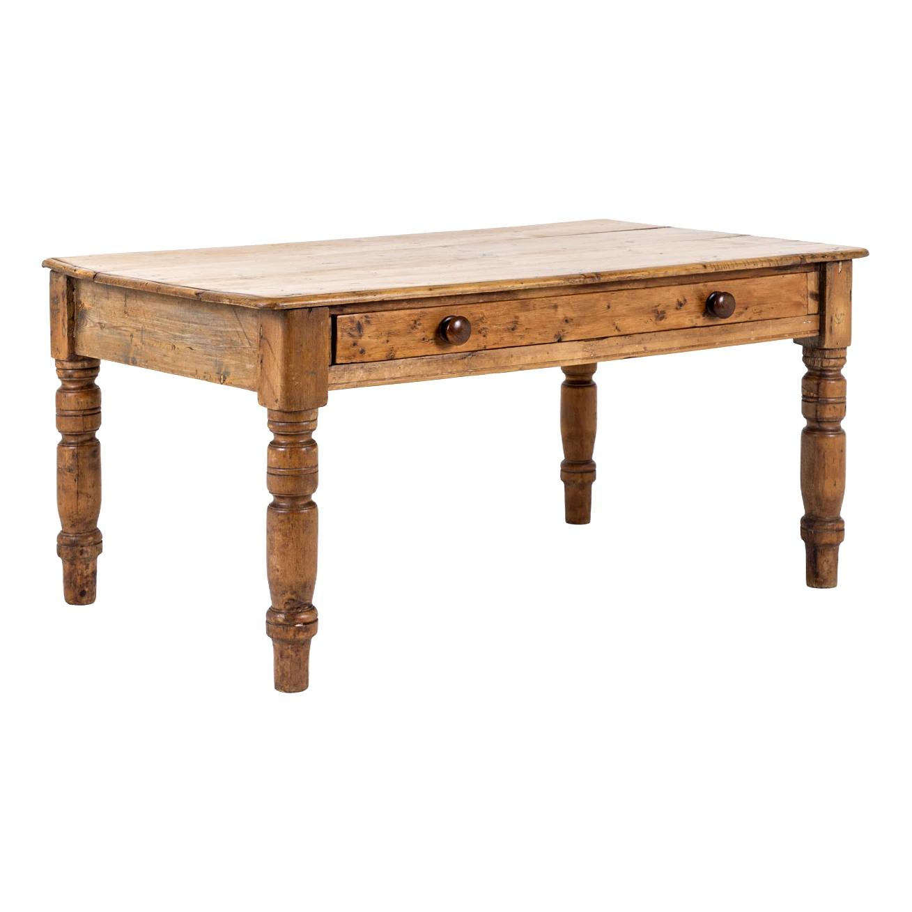 Welsh Farmhouse Table In Pine, 1890s