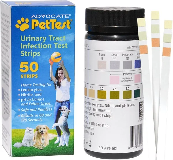 Urinary Tract Infection Dog & Cat Test Strips, 50 Count