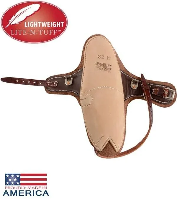 Feather-weight Lite-n-tuff Leather Knee & Arm Boots - Sold In Pairs