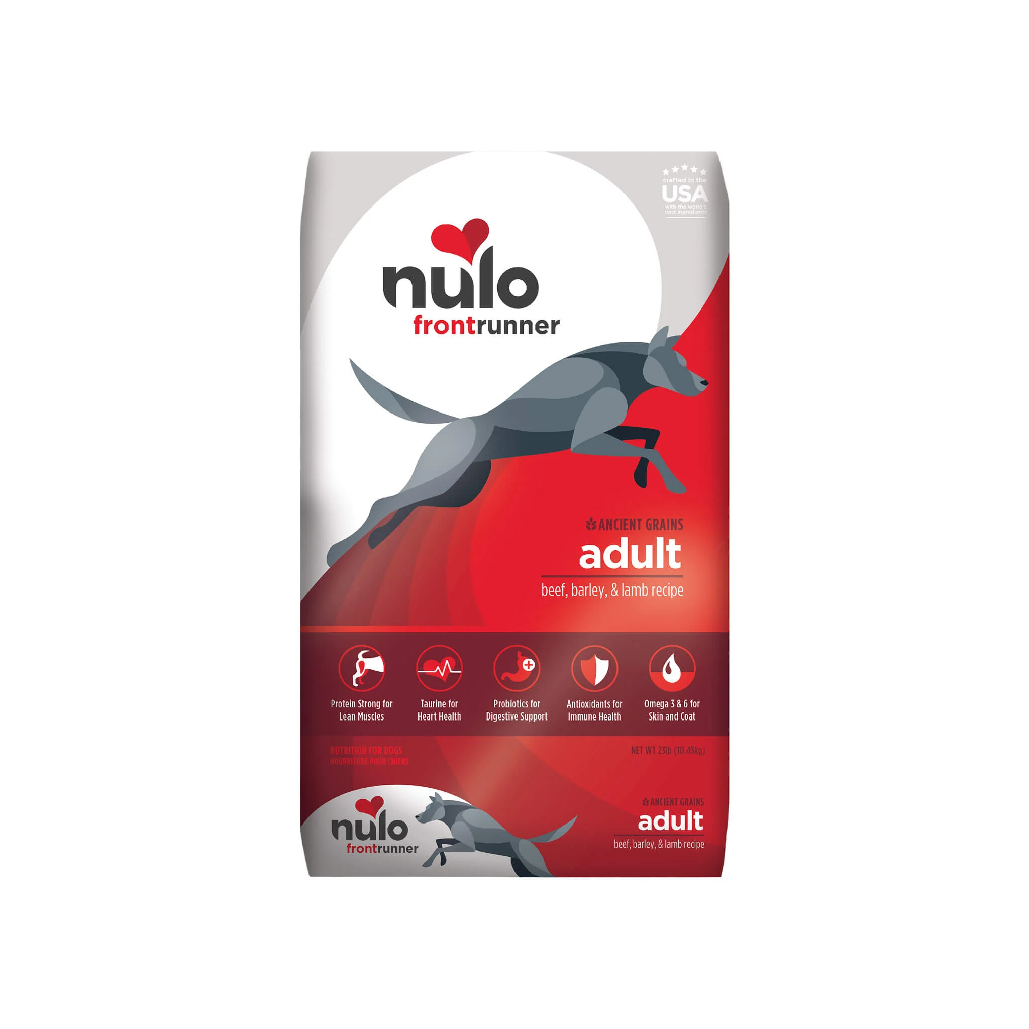 Nulo Frontrunner Adult Dry Dog Food - Beef Lamb & Barley/23 Lb