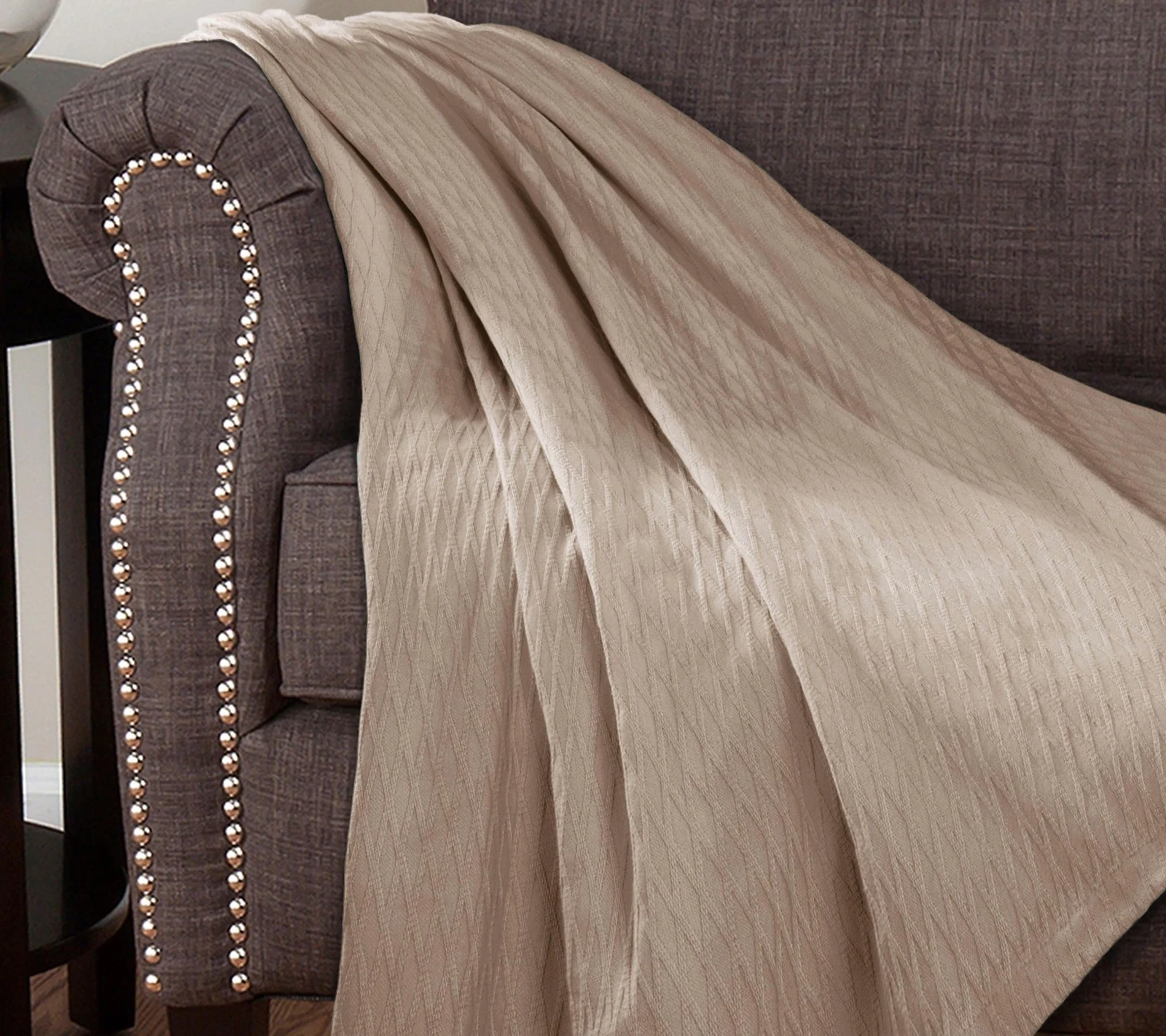 Superior Cotton All-season Plush Twin Blanket