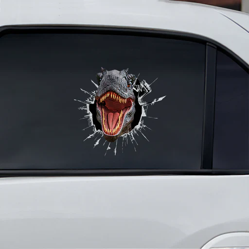 Get In It's Time For Jurassic World - Dinosaur Car/ Door/ Fridge/ Laptop Sticker V4 - 15" X 11.8" (38 X 30 Cm)/standard Sticker