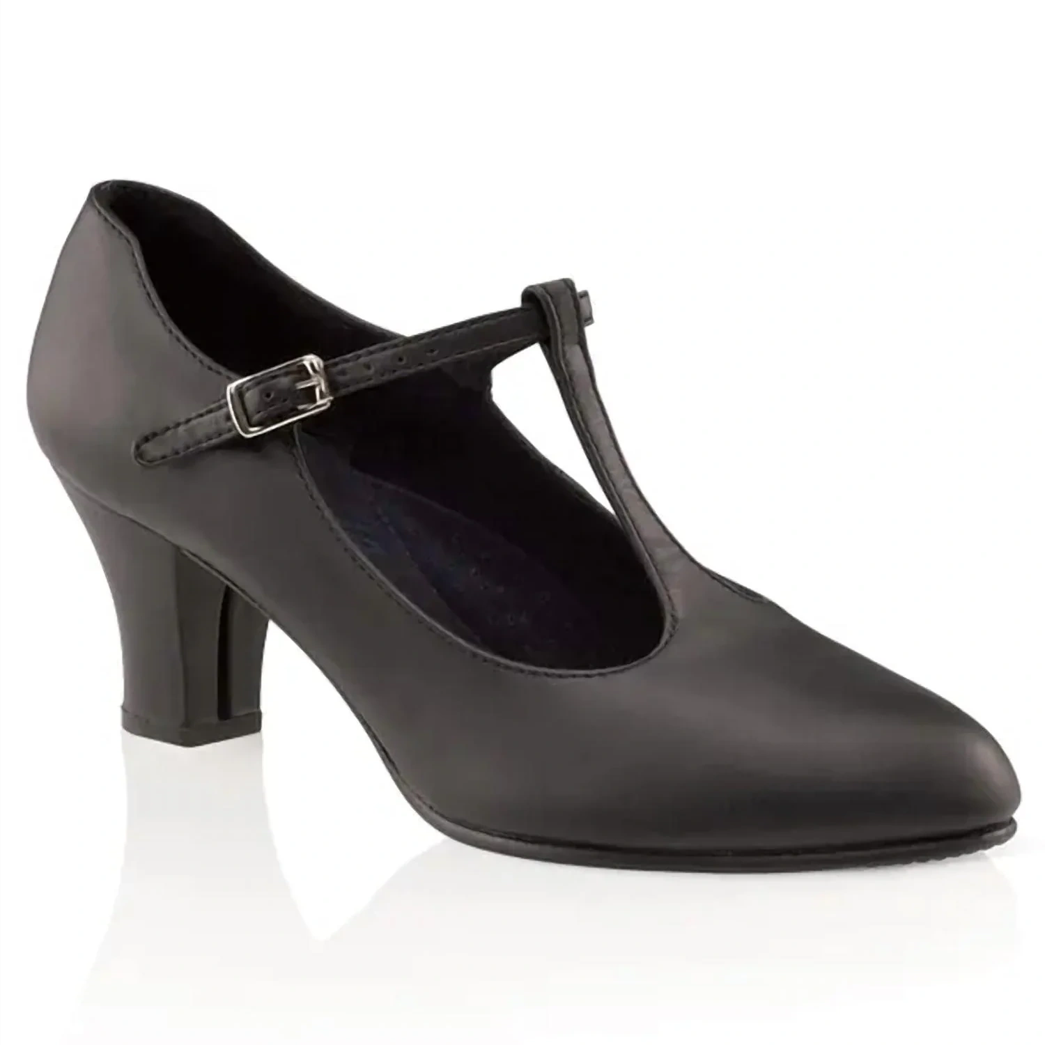 Capezio - Women’s Jr Footlight T-strap Character Shoe - 8m
