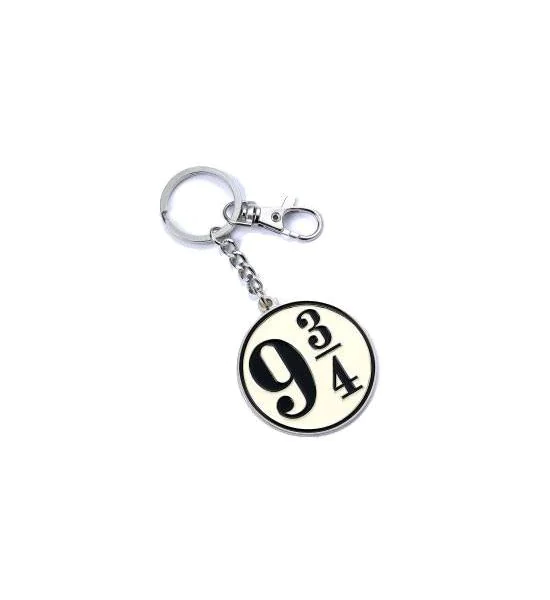 Harry Potter: Platform 9 3/4 Keychain (silver Plated)