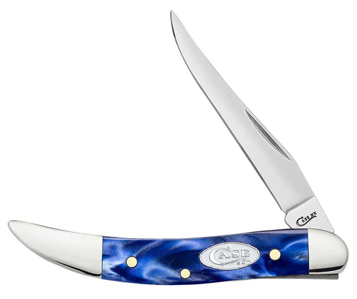 Blue Pearl Kirinite Small Texas Toothpick Knife