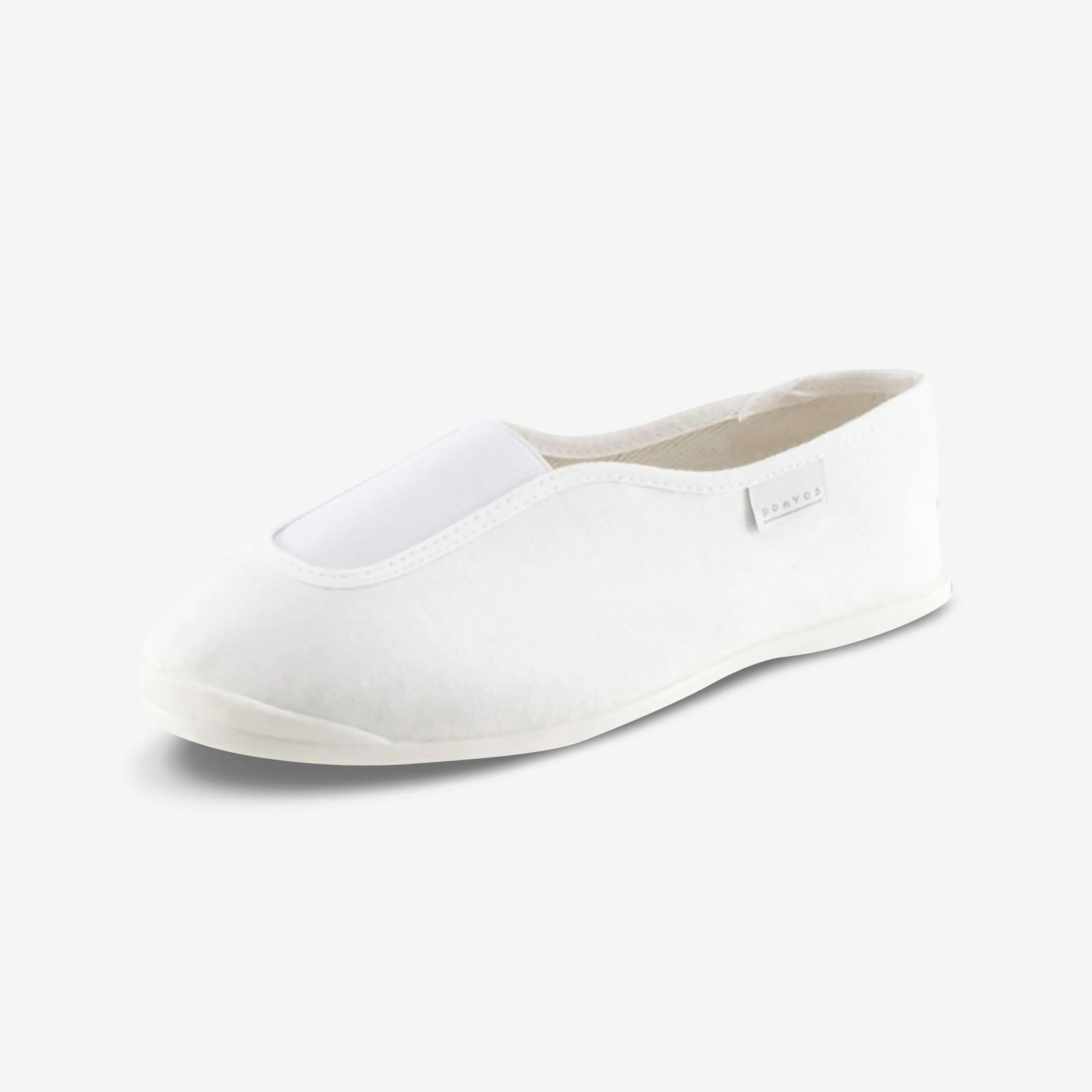 Adult Fabric Gym Shoes - White