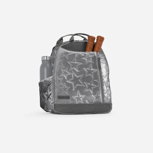 Melbie Pickleball Backpack / Tote - Graphite Star Luxe