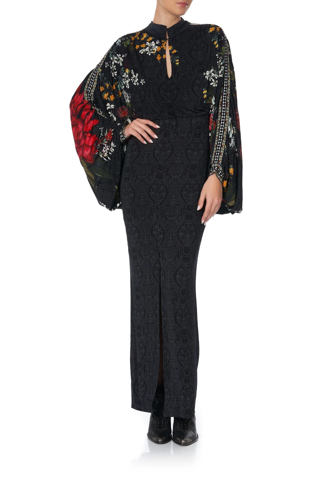 Jersey Dress With Cape Ms Matilda