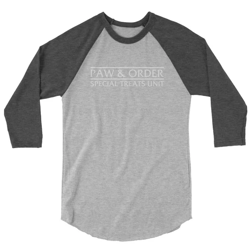 Special Treats Unit 3/4 Sleeve Baseball Tee - Heather Grey/heather Charcoal/2xl