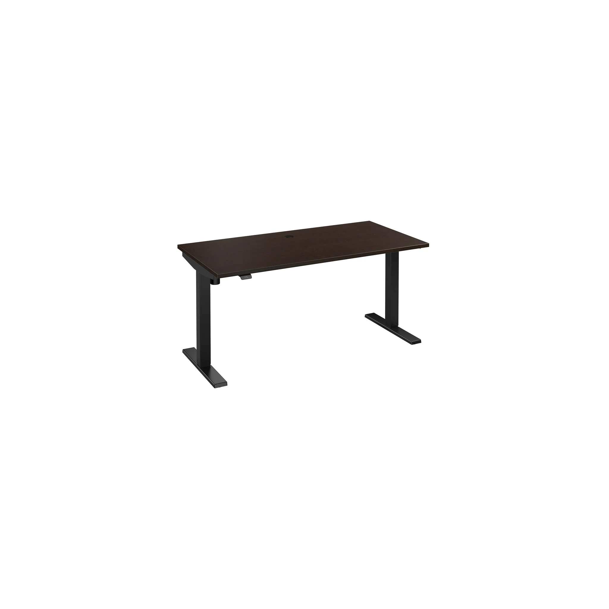 Bush Business Furniture Move 40 Series 60"w Adjustable Standing Desk, Mocha Cherry/black (m4s6030mrbk)