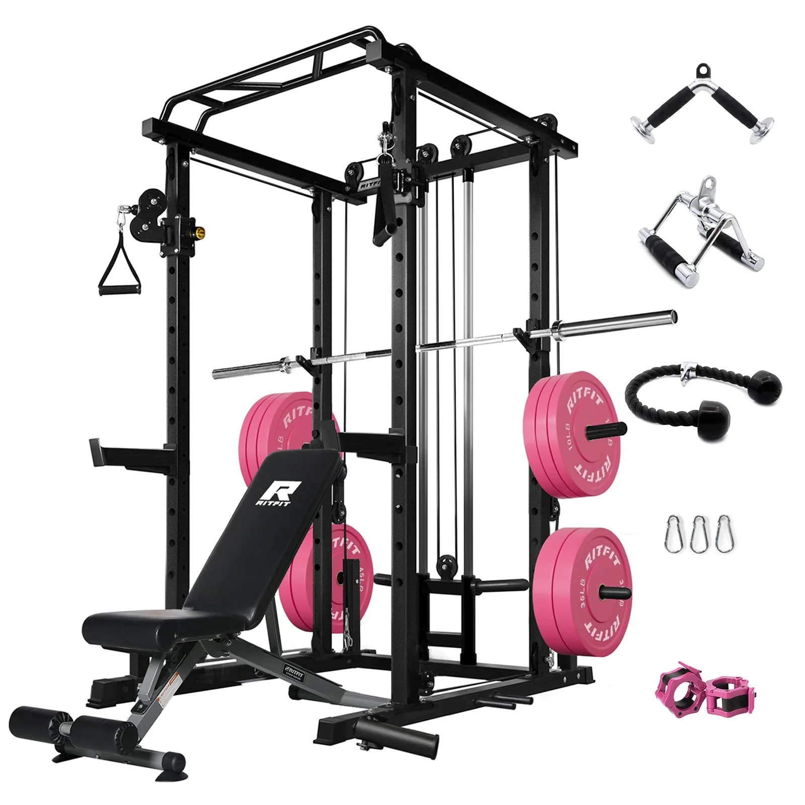 Ritfit P6 All-in-one Pink Home Gym Package