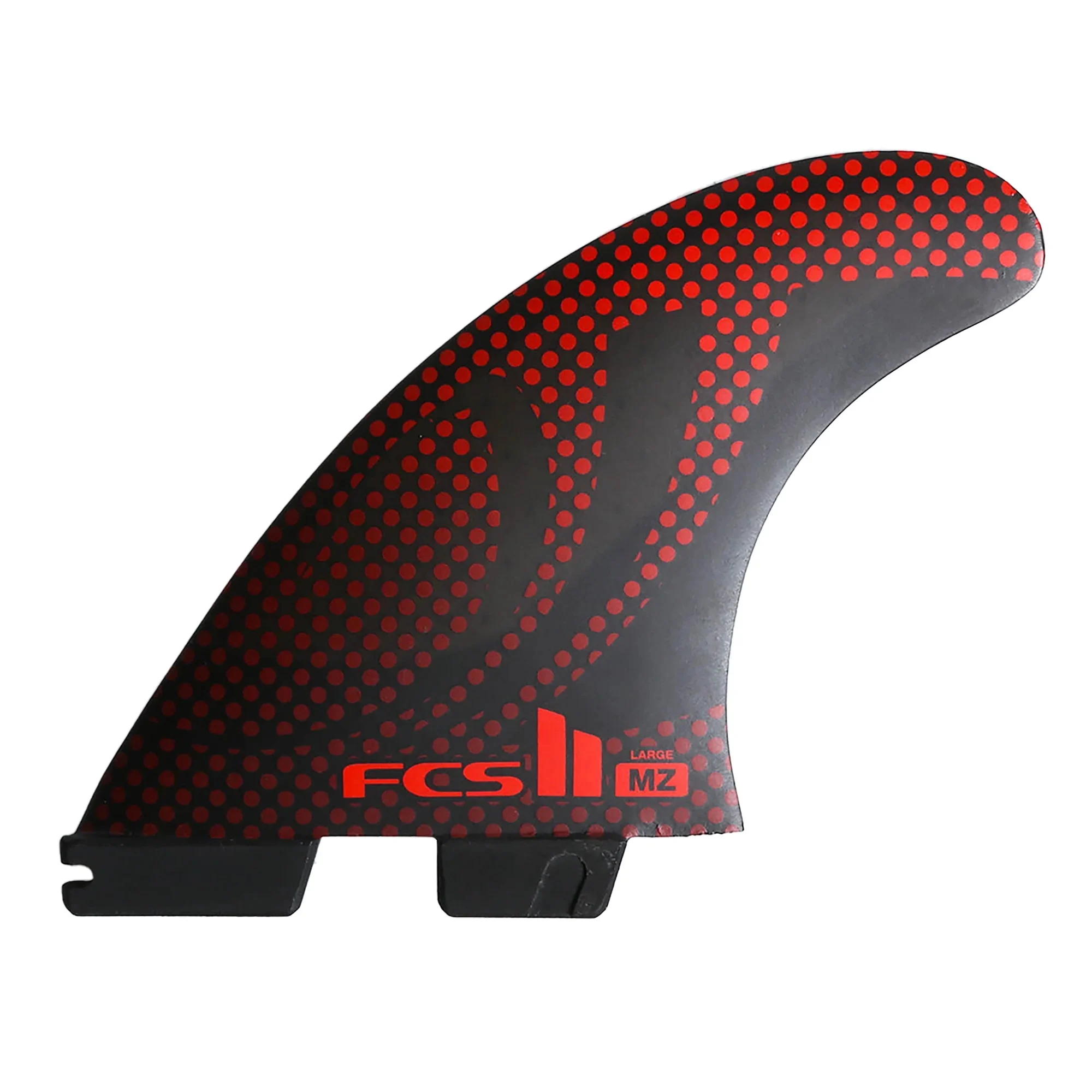 Replacement Fcs Ii Sharp Eye Fins - Medium Black / Red/performance Core