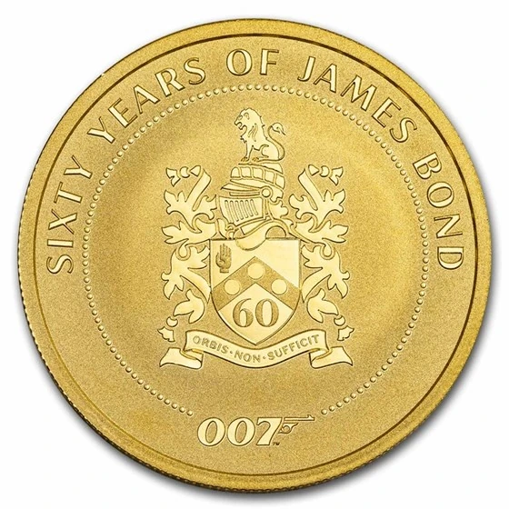 2022 Tuvalu 1 Oz Gold Sixty Years Of James Bond Bu