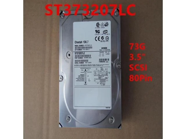 Hdd For Seagate Ultra320 80 73gb 3.5" 10k7 Scsi 80pin 8mb For Internal Hdd For Server Hdd For St373207lc