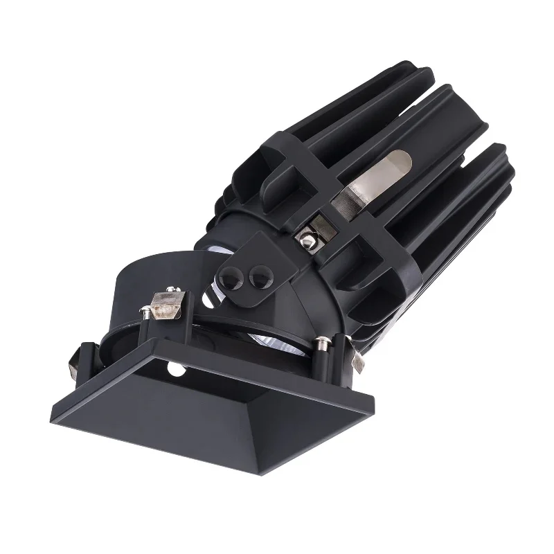 Wac R4fsal-927 4" Square Adjustable Trimless, 2700k - Black