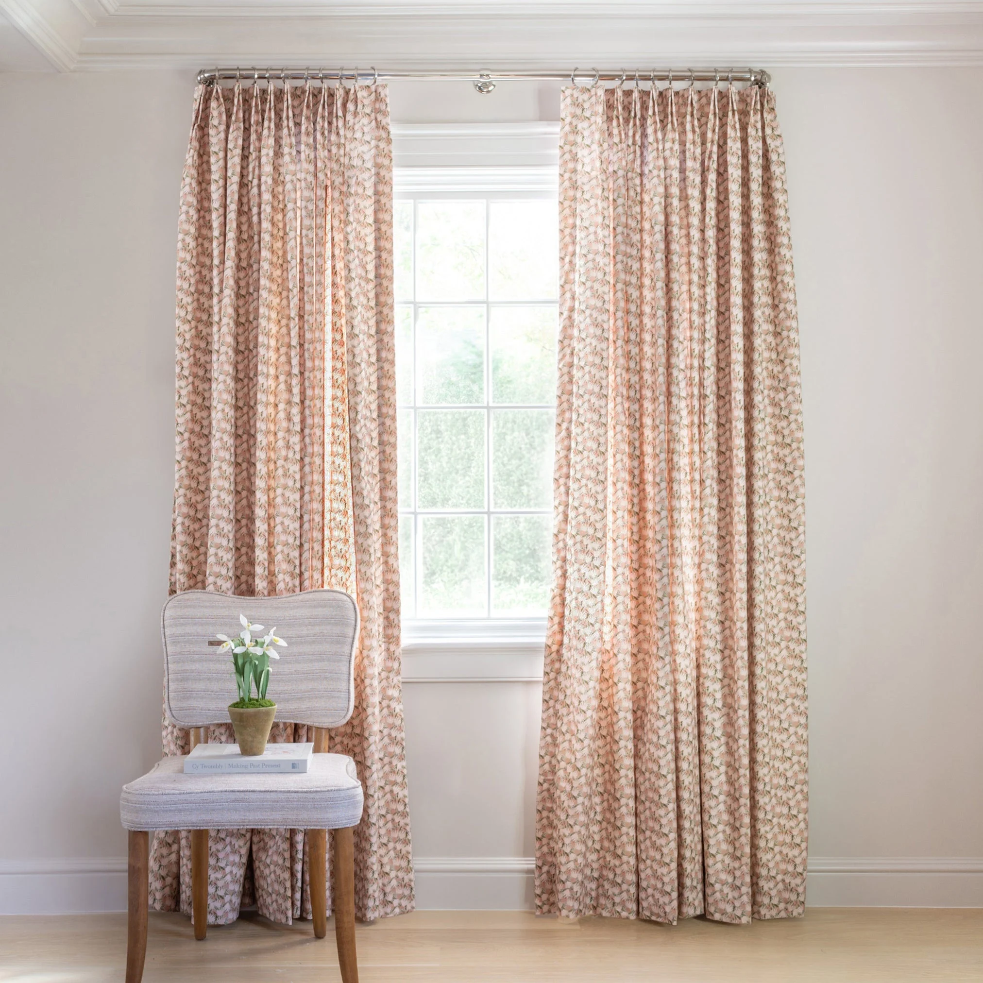 Eden Pink Tailored Pleat - 100"/small/none